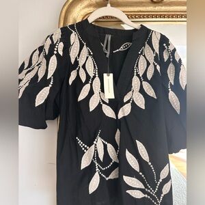 Farm Rio puff sleeved blouse